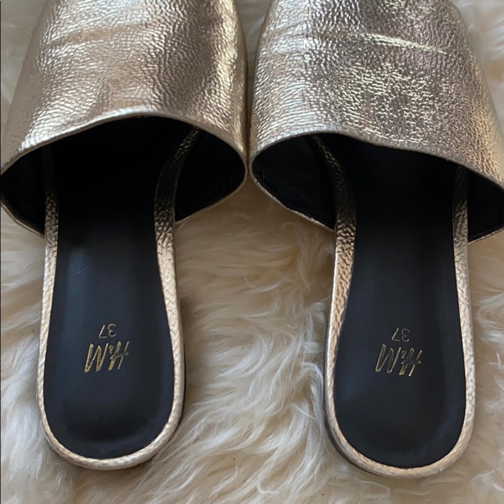 Metallic Gold Slides - Picture 3 of 7